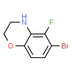 6-Bromo-5-fluoro-3,4-dihydro-2H-benzo[b][1,4]oxazine Structure