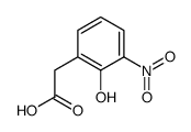 (2-Hydroxy-3-nitrophenyl)acetic acid Structure
