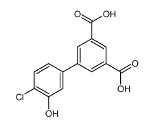 5-(4-chloro-3-hydroxyphenyl)benzene-1,3-dicarboxylic acid Structure