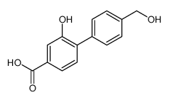 3-hydroxy-4-[4-(hydroxymethyl)phenyl]benzoic acid Structure