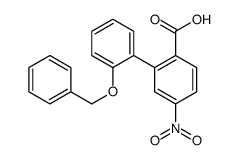 4-nitro-2-(2-phenylmethoxyphenyl)benzoic acid Structure