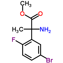 2-AMINO-2-(5-BROMO-2-FLUOROPHENYL)PROPIONIC ACID METHYL ESTER picture