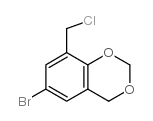 6-溴-8-氯甲基-4H-1,3-苯并二唑结构式