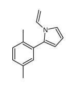 2-(2,5-dimethylphenyl)-1-ethenylpyrrole结构式