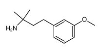 2-amino-2-methyl-4-(3-methoxyphenyl)butane结构式