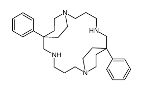 7,16-Diphenyl-1,5,10,14-tetraazatricyclo[14.2.2.27,10]docosane Structure
