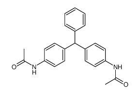 N,N'-[(phenylmethylene)di-4,1-phenylene]bis(acetamide)结构式