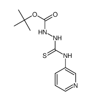 tert-butyl 2-(pyridin-3-ylcarbamothioyl)hydrazine-1-carboxylate Structure