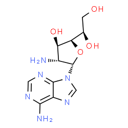 9-(2-Amino-2-deoxy-α-D-glucofuranosyl)-9H-purin-6-amine结构式