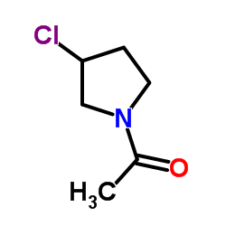 1-(3-Chloro-1-pyrrolidinyl)ethanone结构式