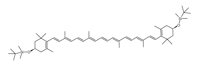 zeaxanthin t-butyldimethylsilylether结构式