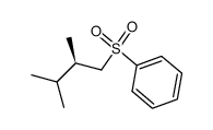 (2R)-2,3-dimethylbutyl phenyl sulfone结构式