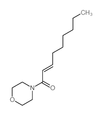 2-Nonen-1-one,1-(4-morpholinyl)- structure