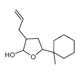 5-(1-methylcyclohexyl)-3-prop-2-enyloxolan-2-ol Structure