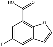 5-Fluorobenzofuran-7-carboxylicacid structure