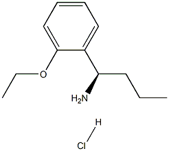 (1R)-1-(2-ETHOXYPHENYL)BUTYLAMINE HYDROCHLORIDE结构式