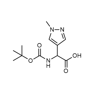 2-{[(tert-Butoxy)carbonyl]amino}-2-(1-methyl-1H-pyrazol-4-yl)acetic acid picture