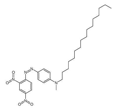 4-[(2,4-dinitrophenyl)diazenyl]-N-hexadecyl-N-methylaniline结构式