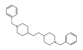 1-benzyl-4-[2-(1-benzylpiperidin-4-yl)ethyl]piperidine Structure