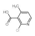2-CHLORO-4-METHYLNICOTINIC ACID structure