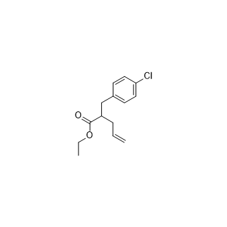 Ethyl 2-(4-chlorobenzyl)pent-4-enoate Structure