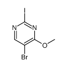 5-bromo-2-iodo-4-methoxypyrimidine Structure