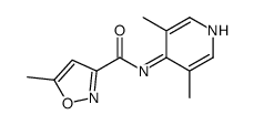 N-(3,5-dimethylpyridin-4-yl)-5-methyl-1,2-oxazole-3-carboxamide结构式