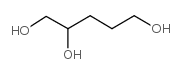 1,2,5-Pentanetriol structure