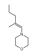 2-Methyl-1-morpholino-1-pentene Structure