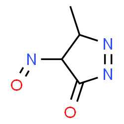 3H-Pyrazol-3-one,4,5-dihydro-5-methyl-4-nitroso-(9CI)结构式