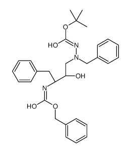 2-(t-Butyloxycarbonyl)amino-4S-hydroxy-5S-(benzyloxycarbonyl)amino-1,6-diphenyl-2-azahexane Structure