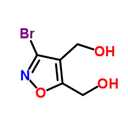 (3-Bromo-1,2-oxazole-4,5-diyl)dimethanol结构式