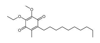 6-decyl-3-ethoxy-2-methoxy-5-methyl-1,4-benzoquinone structure