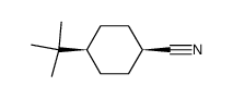 4α-tert-Butylcyclohexane-1α-carbonitrile结构式