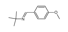 N-(4-methoxybenzylidene)-2-methylpropan-2-amine结构式