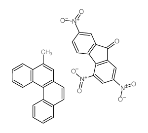5-methylbenzo[c]phenanthrene,2,4,7-trinitrofluoren-9-one Structure