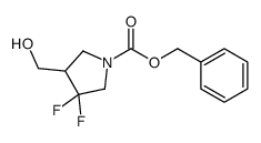 benzyl 3,3-difluoro-4-(hydroxymethyl)pyrrolidine-1-carboxylate Structure