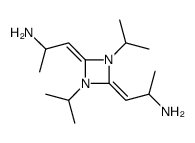 N,N'-[1,3-Bis(1-methylethyl)-1,3-diazetidine-2,4-diylidene]bis(2-propanamine) structure