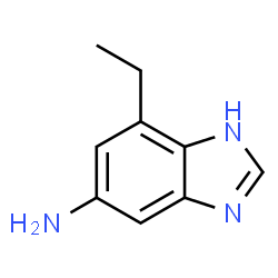 1H-Benzimidazol-5-amine,7-ethyl-(9CI)结构式