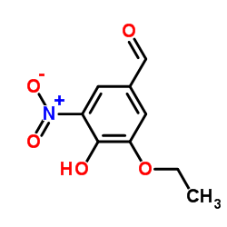 2-Ethoxy-4-formyl-6-nitrophenol Structure