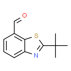 7-Benzothiazolecarboxaldehyde,2-(1,1-dimethylethyl)-(9CI) structure
