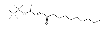 (E)-2-((tert-butyldimethylsilyl)oxy)tetradec-3-en-5-one Structure