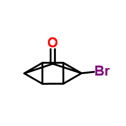 Tetracyclo[3.2.0.02,7.04,6]heptanone, 2-bromo- (9CI) Structure