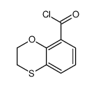 1,4-Benzoxathiin-8-carbonyl chloride, 2,3-dihydro- (9CI) Structure