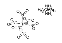 hexaaminocobalt(IX) hexanitrorhodate(III) Structure