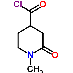 1-Methyl-2-oxo-4-piperidinecarbonyl chloride Structure