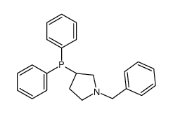 [(3R)-1-benzylpyrrolidin-3-yl]-diphenylphosphane Structure