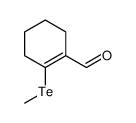 2-methyltellanylcyclohexene-1-carbaldehyde Structure