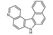 7H-benzo[c]pyrido[3,2-g]carbazole结构式