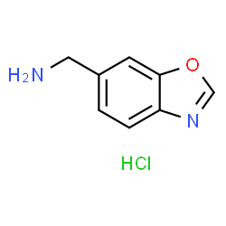 6-(AMINOMETHYL)BENZOXAZOLE HYDROCHLORIDE Structure